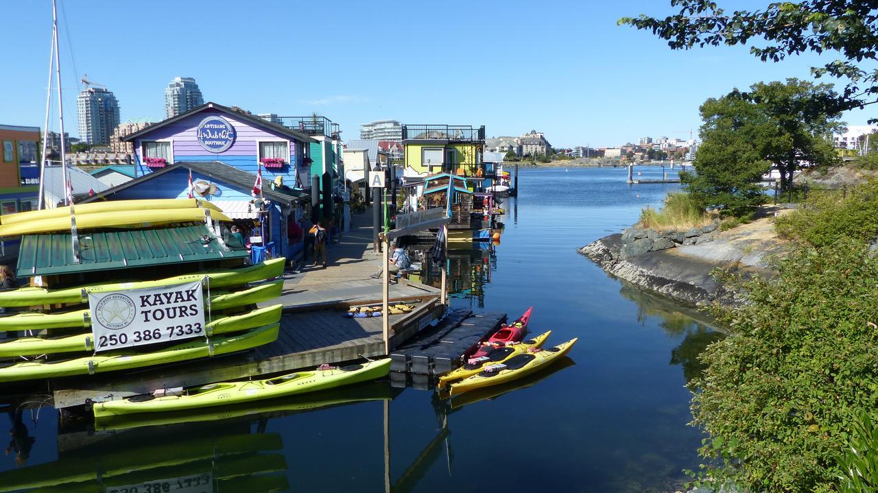 A Float Home B&B In Fisherman'S Wharf Victoria Eksteriør bilde